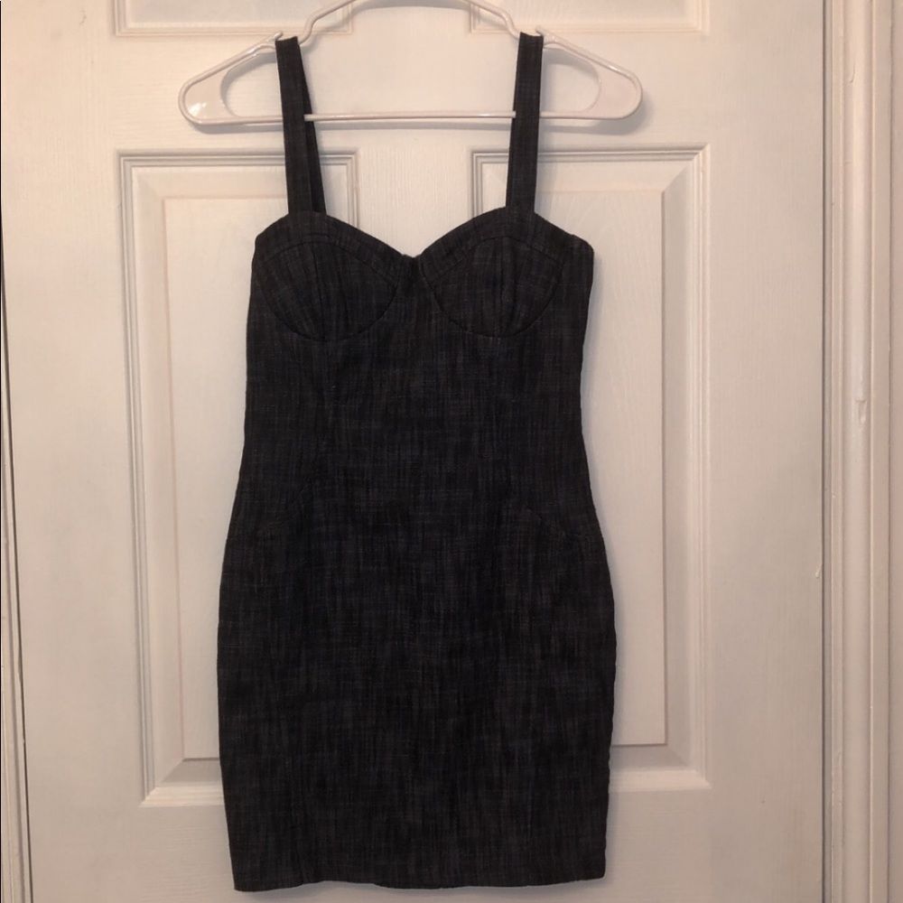 Bodycon fitted jean like dress